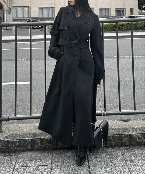 LVEU.】ウールトレンチコート / アウター コート 羽織 トレンチ ウール