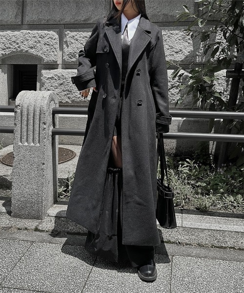 LVEU.（ラブユ.）の「【LVEU.】ウールトレンチコート / アウター