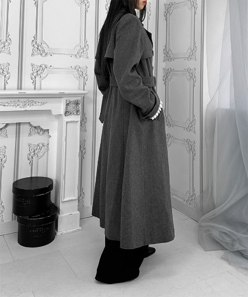 LVEU.】ウールトレンチコート / アウター コート 羽織 トレンチ ウール