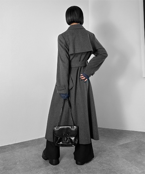 LVEU.】ウールトレンチコート / アウター コート 羽織 トレンチ ウール