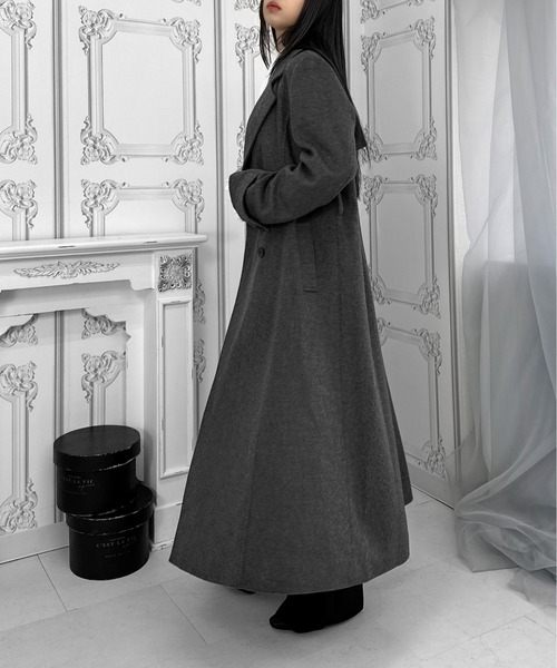 セール】【LVEU.】ウールトレンチコート / アウター コート 羽織