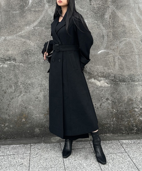 LVEU.】ウールトレンチコート / アウター コート 羽織 トレンチ ウール