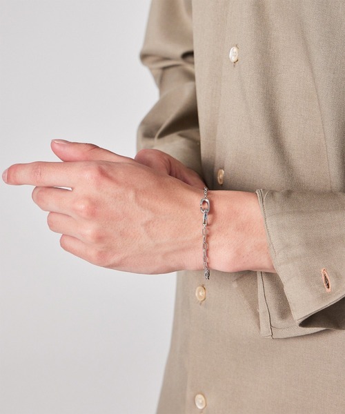 Paul Smith(ポールスミス)の「“Puzzle Ring” ブレスレット【250914 240】(ブレスレット・メンズ・シルバー・FREE)」の4枚目の写真