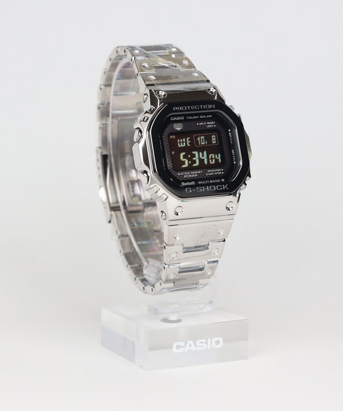 G-SHOCK(ジーショック)の「フルメタルケース / スマートフォンリンク&電波ソーラー / GMW-B5000BT-1JF(デジタル腕時計・メンズ・ブラック×シルバー・FREE)」の16枚目の写真