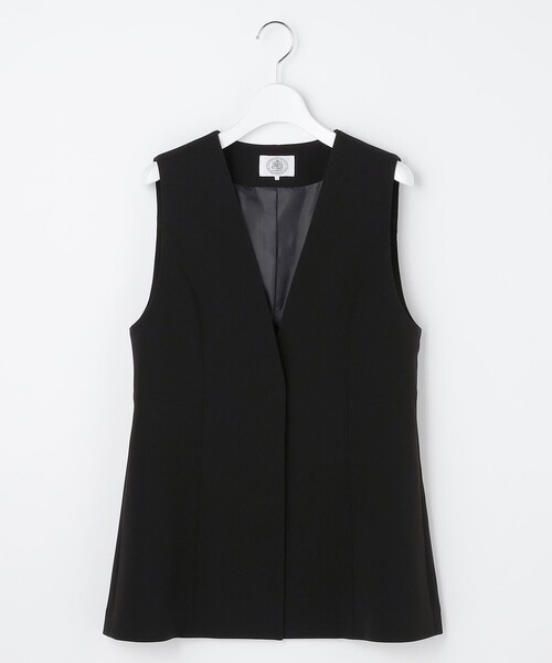 J.PRESS(ジェイプレス)の「【セットアップ対応】セラテリーダブルクロス ジレ(その他アウター・レディース・ネイビー系/ベージュ系/ブラック系・F)」の21枚目の写真