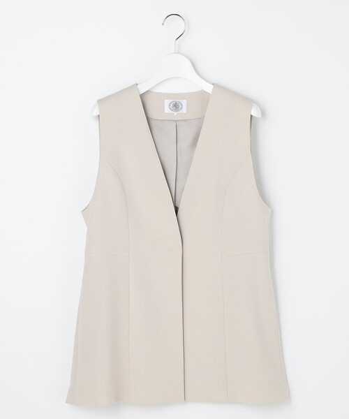 J.PRESS(ジェイプレス)の「【セットアップ対応】セラテリーダブルクロス ジレ(その他アウター・レディース・ネイビー系/ベージュ系/ブラック系・F)」の13枚目の写真