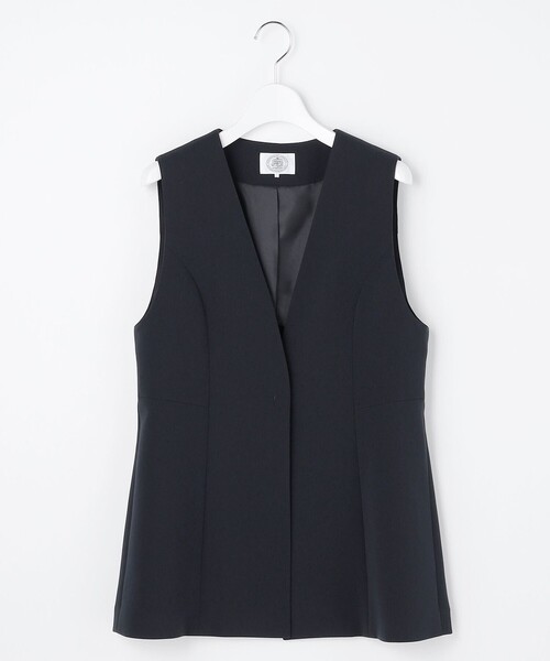 J.PRESS(ジェイプレス)の「【セットアップ対応】セラテリーダブルクロス ジレ(その他アウター・レディース・ネイビー系/ベージュ系/ブラック系・F)」の12枚目の写真