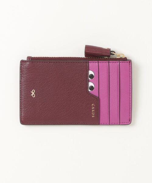 ANYA HINDMARCH(アニヤハインドマーチ)の「ANYA HINDMARCH Peeping Eyes アニヤハインドマーチ ピーピングアイズ カードケース(カードケース・レディース・ピンク系1・FREE)」の2枚目の写真
