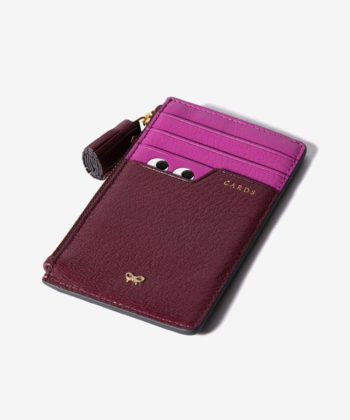 ANYA HINDMARCH(アニヤハインドマーチ)の「ANYA HINDMARCH Peeping Eyes アニヤハインドマーチ ピーピングアイズ カードケース(カードケース・レディース・ピンク系1・FREE)」の7枚目の写真