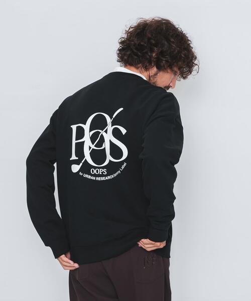 URBAN RESEARCH Sonny Label(アーバンリサーチサニーレーベル)の「OOPS 裏起毛バックロゴスウェット(スウェット・メンズ・グリーン/グレー/ブラック・MEDIUM/LARGE/X-LARGE)」の2枚目の写真