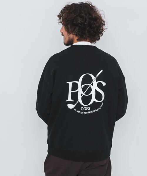 URBAN RESEARCH Sonny Label(アーバンリサーチサニーレーベル)の「OOPS 裏起毛バックロゴスウェット(スウェット・メンズ・グリーン/グレー/ブラック・MEDIUM/LARGE/X-LARGE)」の13枚目の写真