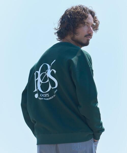 URBAN RESEARCH Sonny Label(アーバンリサーチサニーレーベル)の「OOPS 裏起毛バックロゴスウェット(スウェット・メンズ・グリーン/グレー/ブラック・MEDIUM/LARGE/X-LARGE)」の7枚目の写真