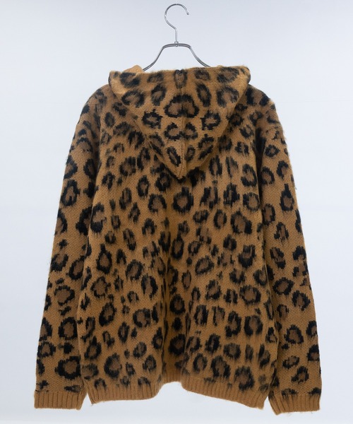 Serengeti catalog.lom レオパード ニットジャケット XL mahagrid/マハグリッド』 LEOPARD HAIRY KNIT CARDIGAN/レオパード