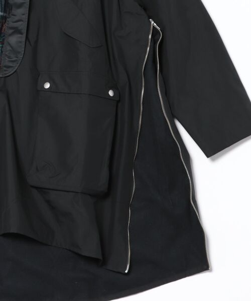 STOF（ストフ）の「STOF/ストフ/WOOL MIX PULLOVER COAT（モッズコート・メンズ・ブラック・M/S）」の14枚目の写真