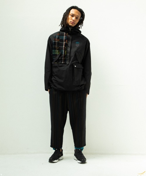 STOF（ストフ）の「STOF/ストフ/WOOL MIX PULLOVER COAT（モッズコート・メンズ・ブラック・M/S）」の3枚目の写真