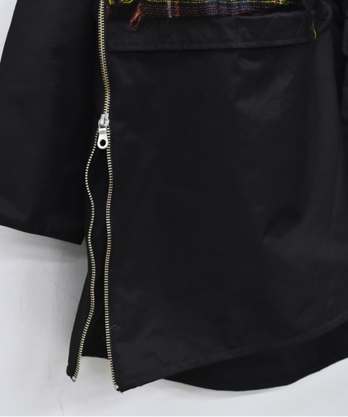 STOF（ストフ）の「STOF/ストフ/WOOL MIX PULLOVER COAT（モッズコート・メンズ・ブラック・M/S）」の9枚目の写真