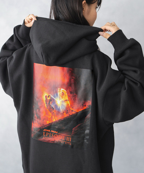 セール】スター・ウォーズ エピソード3 シスの復讐 裏起毛パーカー