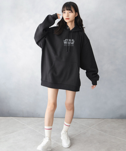 STAR WARS（スターウォーズ）の「スター・ウォーズ エピソード3 シスの復讐 裏起毛パーカー Star Wars Episode III Revenge of the Sith（パーカー・メンズ・ブラック・M/L）」の7枚目の写真