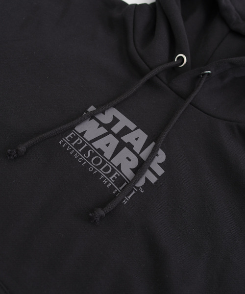 STAR WARS（スターウォーズ）の「スター・ウォーズ エピソード3 シスの復讐 裏起毛パーカー Star Wars Episode III Revenge of the Sith（パーカー・メンズ・ブラック・M/L）」の4枚目の写真