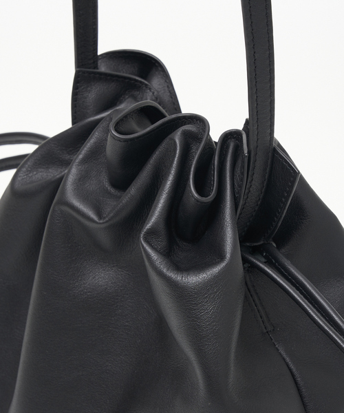 collex（コレックス）の「レザーキンチャクポシェット ショルダーバッグ（ショルダーバッグ・レディース・グレイッシュベージュ/ブラック/モスグリーン/シルバー・フリー）」の15枚目の写真