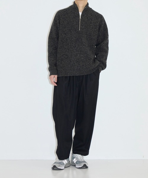CITY TOKYO（シティトウキョウ）の「【CITY TOKYO/シティートーキョー】Warm-flex ﾜｲﾄﾞﾃｰﾊﾟｰﾄﾞﾊﾟﾝﾂ（スラックス・メンズ・ブラック/ダークブラウン・1/2）」の22枚目の写真