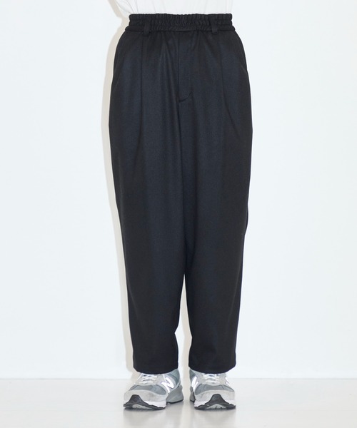 CITY TOKYO（シティトウキョウ）の「【CITY TOKYO/シティートーキョー】Warm-flex ﾜｲﾄﾞﾃｰﾊﾟｰﾄﾞﾊﾟﾝﾂ（スラックス・メンズ・ブラック/ダークブラウン・1/2）」の18枚目の写真
