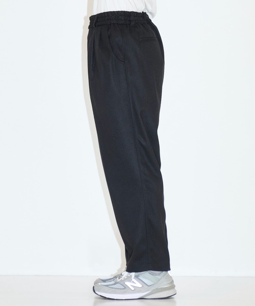 CITY TOKYO（シティトウキョウ）の「【CITY TOKYO/シティートーキョー】Warm-flex ﾜｲﾄﾞﾃｰﾊﾟｰﾄﾞﾊﾟﾝﾂ（スラックス・メンズ・ブラック/ダークブラウン・1/2）」の19枚目の写真