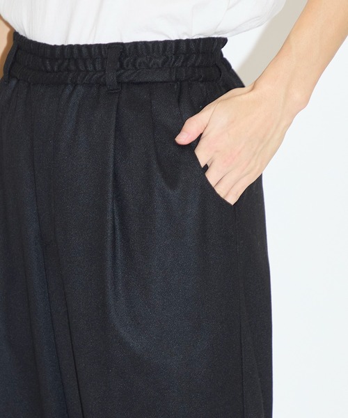 CITY TOKYO（シティトウキョウ）の「【CITY TOKYO/シティートーキョー】Warm-flex ﾜｲﾄﾞﾃｰﾊﾟｰﾄﾞﾊﾟﾝﾂ（スラックス・メンズ・ブラック/ダークブラウン・1/2）」の15枚目の写真