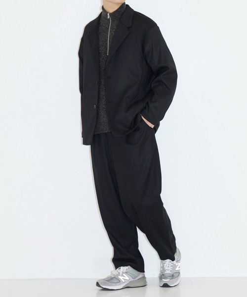 CITY TOKYO/シティートーキョー】Warm-flex ﾜｲﾄﾞﾃｰﾊﾟｰﾄﾞﾊﾟﾝﾂ