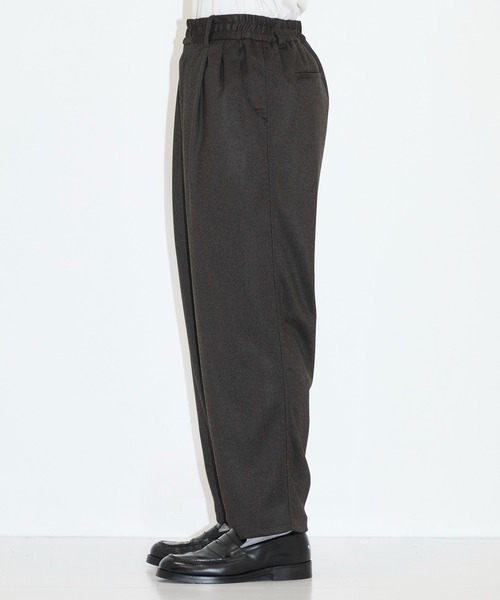 CITY TOKYO（シティトウキョウ）の「【CITY TOKYO/シティートーキョー】Warm-flex ﾜｲﾄﾞﾃｰﾊﾟｰﾄﾞﾊﾟﾝﾂ（スラックス・メンズ・ブラック/ダークブラウン・1/2）」の14枚目の写真