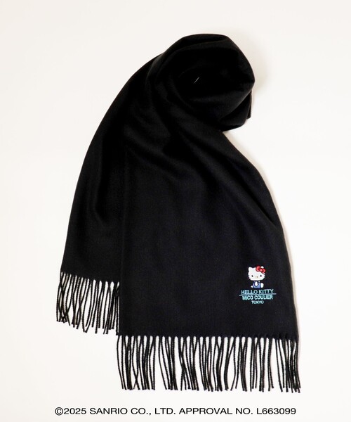 HELLO KITTY × MICO COULIER】刺繍ストール（ストール/ショール