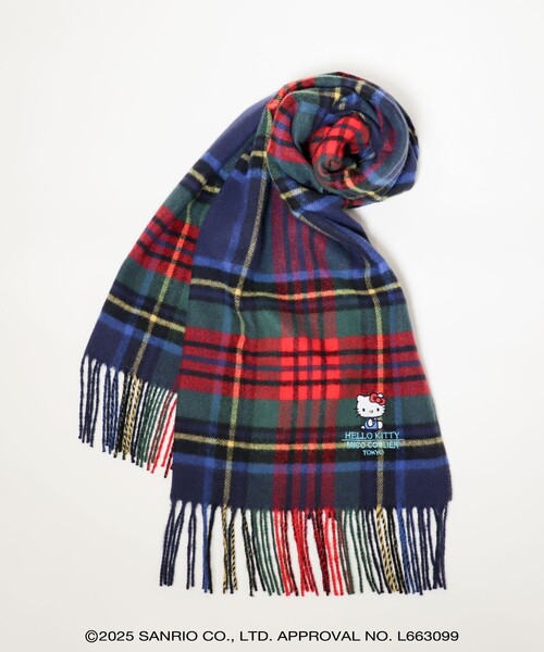 MICO COULIER（ミコクリエ）の「【HELLO KITTY × MICO COULIER】刺繍ストール（ストール/ショール・レディース・ライトグレー/オフホワイト/ブラック/グレー系その他/ブルー系その他・FREE）」の13枚目の写真