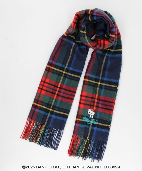 MICO COULIER（ミコクリエ）の「【HELLO KITTY × MICO COULIER】刺繍ストール（ストール/ショール・レディース・ライトグレー/オフホワイト/ブラック/グレー系その他/ブルー系その他・FREE）」の16枚目の写真