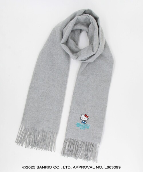 MICO COULIER（ミコクリエ）の「【HELLO KITTY × MICO COULIER】刺繍ストール（ストール/ショール・レディース・ライトグレー/オフホワイト/ブラック/グレー系その他/ブルー系その他・FREE）」の20枚目の写真
