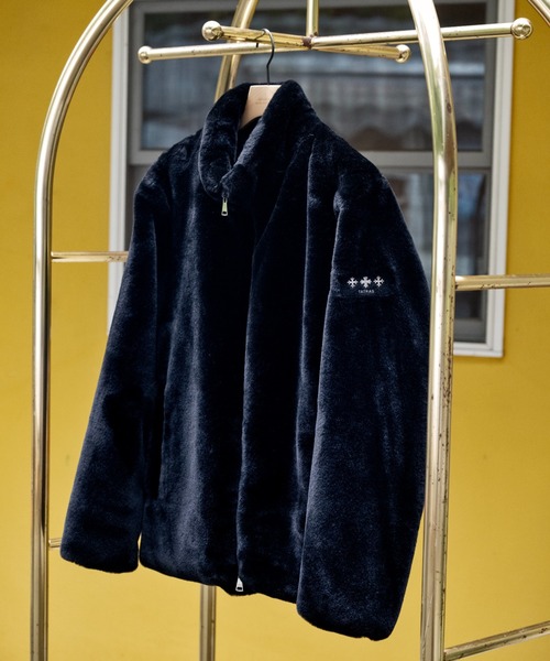 【TATRAS 】黒 アストーニ ファーブルゾン ブラック TATRAS アストーニ L ブラック ファー ジャケット ASTONI アストーニ