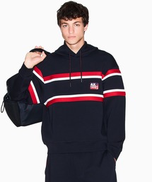 ARMANI EXCHANGE | 【A|X アルマーニ エクスチェンジ】カラーブロック フーデッドスウェットプルオーバー(スウェット)