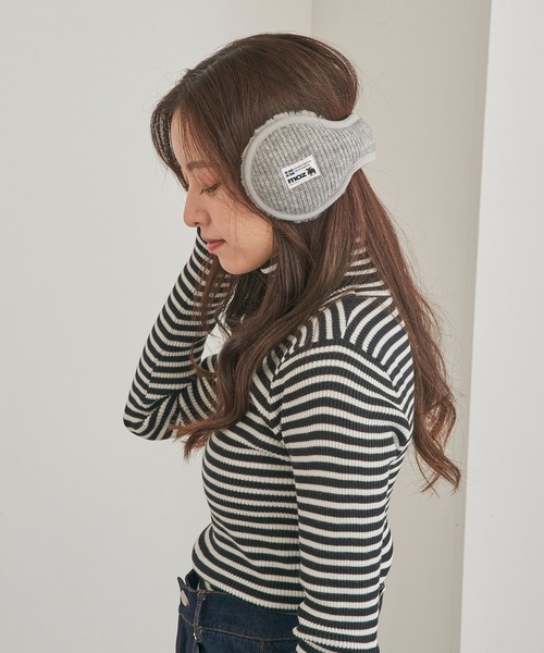 セール】【MOZ】ニットファーイヤーマフラー 469-1014（イヤーマフ