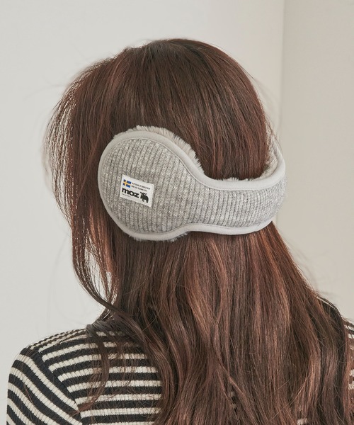 セール】【MOZ】ニットファーイヤーマフラー 469-1014（イヤーマフ