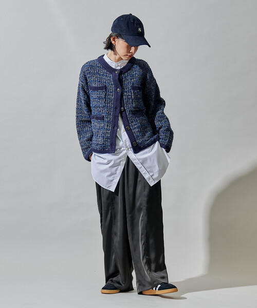 FREAK'S STORE(フリークスストア)の「Band Collar Shirt/バンドカラーシャツ(シャツ/ブラウス・レディース・ホワイト・X-LARGE/SMALL)」の2枚目の写真