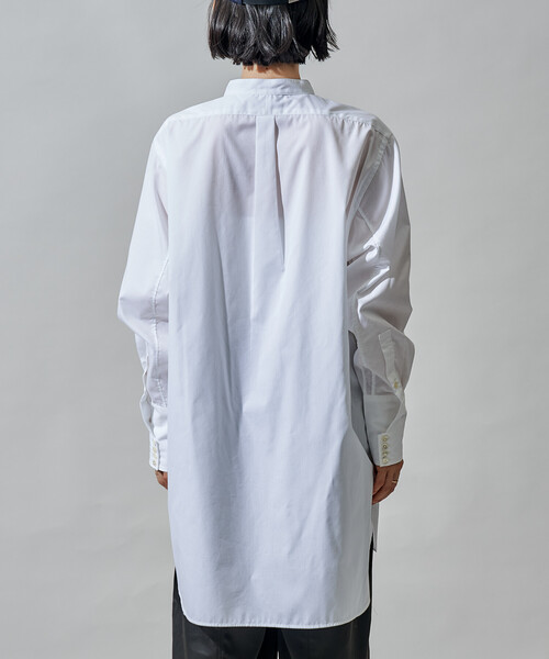 FREAK'S STORE(フリークスストア)の「Band Collar Shirt/バンドカラーシャツ(シャツ/ブラウス・レディース・ホワイト・X-LARGE/SMALL)」の15枚目の写真