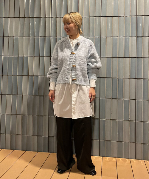 FREAK'S STORE(フリークスストア)の「Band Collar Shirt/バンドカラーシャツ(シャツ/ブラウス・レディース・ホワイト・X-LARGE/SMALL)」の20枚目の写真