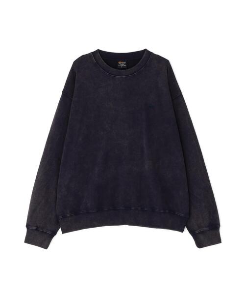 Alpha Industries(アルファインダストリーズ)の「Alpha Industries/アルファインダストリーズ/SNOW WASH CREW SWEAT/スノー ウォッシュ クルー スウェット(スウェット・メンズ・ネイビー/その他5/グレー/ブラック/オリーブ系・L/M/2XL/S/XL)」の4枚目の写真