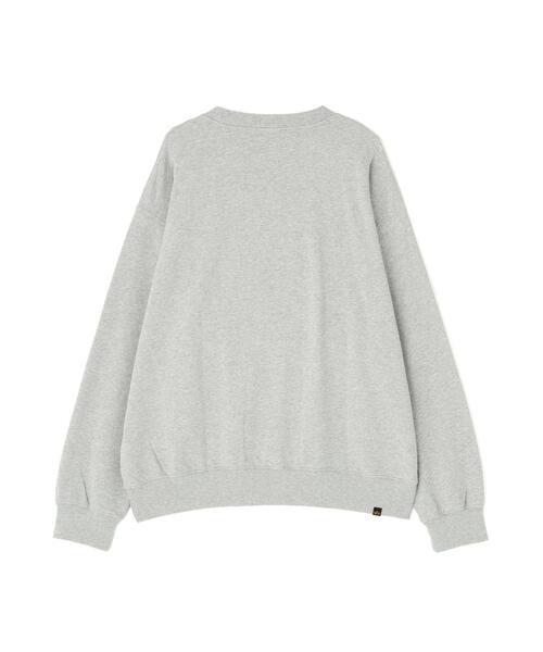 Alpha Industries(アルファインダストリーズ)の「Alpha Industries/アルファインダストリーズ/SNOW WASH CREW SWEAT/スノー ウォッシュ クルー スウェット(スウェット・メンズ・ネイビー/その他5/グレー/ブラック/オリーブ系・L/M/2XL/S/XL)」の13枚目の写真