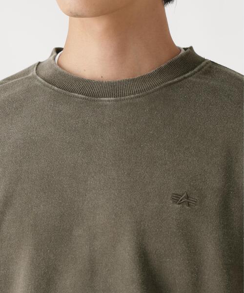 Alpha Industries(アルファインダストリーズ)の「【日本限定】Alpha Industries/アルファインダストリーズ/SNOW WASH CREW SWEAT/スノー ウォッシュ クルー スウェット(スウェット・メンズ・ネイビー/その他5/グレー/ブラック/オリーブ系・L/M/2XL/S/XL)」の12枚目の写真