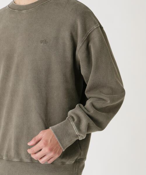 Alpha Industries(アルファインダストリーズ)の「【日本限定】Alpha Industries/アルファインダストリーズ/SNOW WASH CREW SWEAT/スノー ウォッシュ クルー スウェット(スウェット・メンズ・ネイビー/その他5/グレー/ブラック/オリーブ系・L/M/2XL/S/XL)」の14枚目の写真