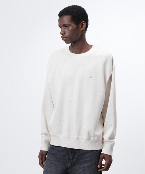 Alpha Industries(アルファインダストリーズ)の「【日本限定】Alpha Industries/アルファインダストリーズ/SNOW WASH CREW SWEAT/スノー ウォッシュ クルー スウェット(スウェット・メンズ・ネイビー/その他5/グレー/ブラック/オリーブ系・L/M/2XL/S/XL)」の6枚目の写真