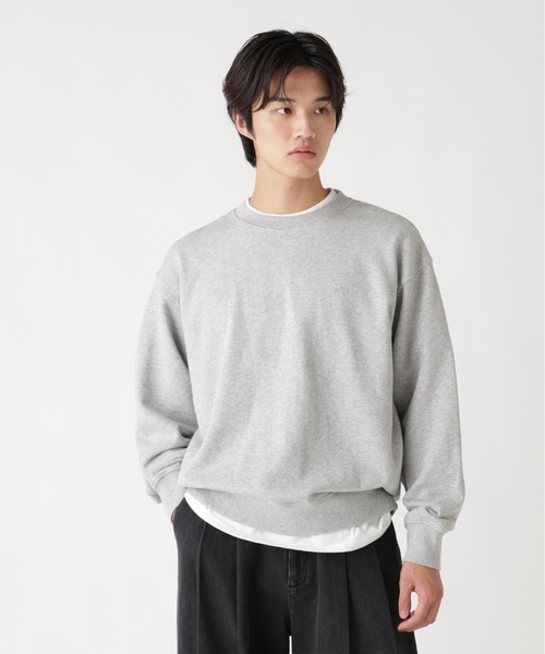 Alpha Industries(アルファインダストリーズ)の「Alpha Industries/アルファインダストリーズ/SNOW WASH CREW SWEAT/スノー ウォッシュ クルー スウェット(スウェット・メンズ・ネイビー/その他5/グレー/ブラック/オリーブ系・L/M/2XL/S/XL)」の3枚目の写真