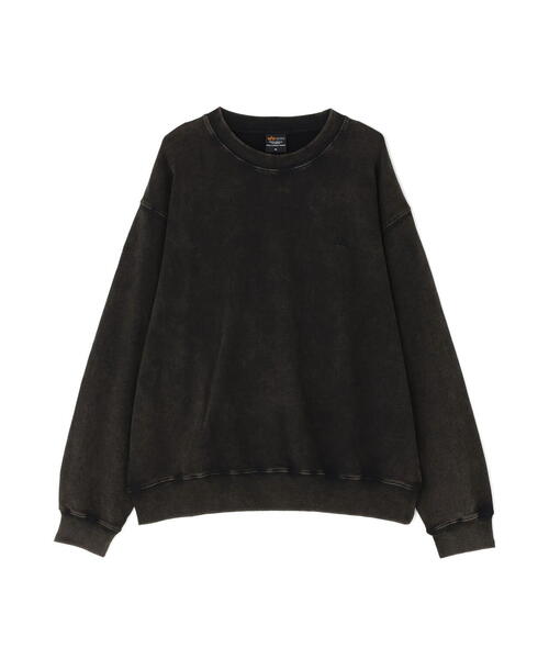 Alpha Industries(アルファインダストリーズ)の「Alpha Industries/アルファインダストリーズ/SNOW WASH CREW SWEAT/スノー ウォッシュ クルー スウェット(スウェット・メンズ・ネイビー/その他5/グレー/ブラック/オリーブ系・L/M/2XL/S/XL)」の2枚目の写真