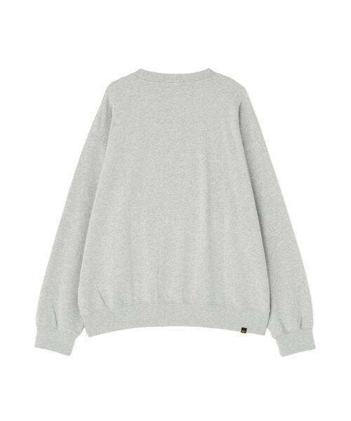 Alpha Industries(アルファインダストリーズ)の「Alpha Industries/アルファインダストリーズ/SNOW WASH CREW SWEAT/スノー ウォッシュ クルー スウェット(スウェット・メンズ・ネイビー/その他5/グレー/ブラック/オリーブ系・L/M/2XL/S/XL)」の7枚目の写真