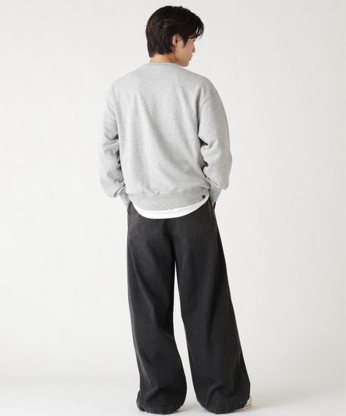 Alpha Industries(アルファインダストリーズ)の「Alpha Industries/アルファインダストリーズ/SNOW WASH CREW SWEAT/スノー ウォッシュ クルー スウェット(スウェット・メンズ・ネイビー/その他5/グレー/ブラック/オリーブ系・L/M/2XL/S/XL)」の13枚目の写真